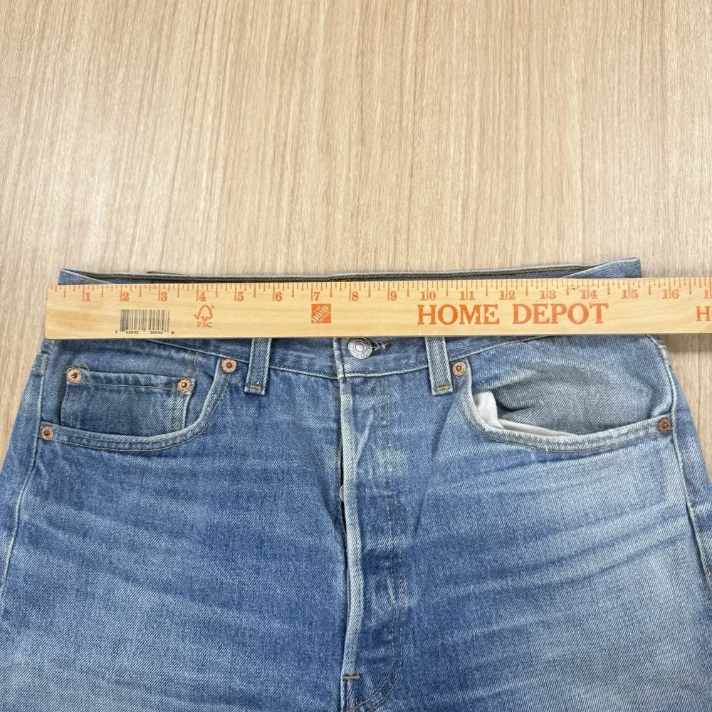 Levi's 501xx Jeans 34x34 Fit 30x30 90s Made Button Fly Made In USA Medium Wash